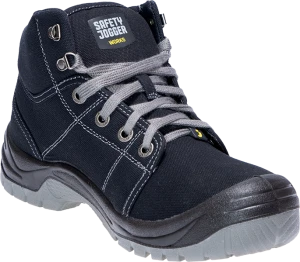 Ботинки DESERT (ДЕЗЕРТ) с МП и МС, текстиль ПУ/ПУ (черный/BLK)