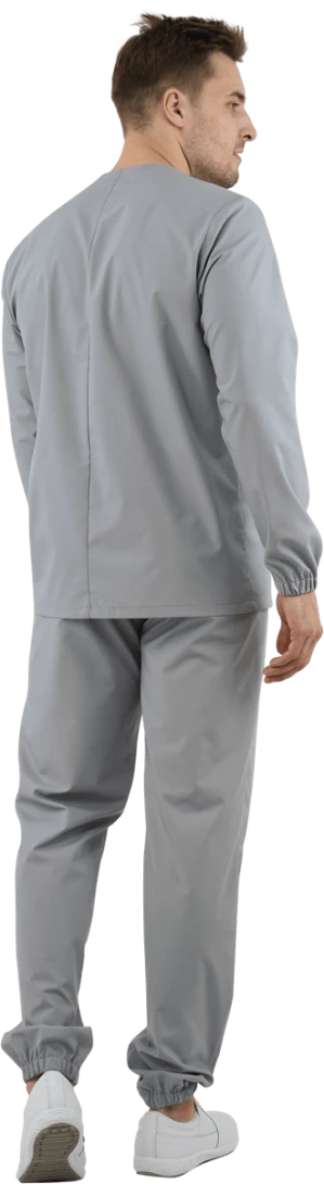 Костюм мужской МАРТ ХАССП от ОПЗ (блуза, брюки), серый Кос 023