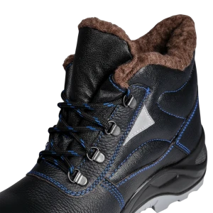Ботинки СОЮЗНИК (Н21.1.4.2.1/мод.61) с МП шерст. мех, кожаные ПУ/ТПУ, МБС