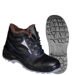 Ботинки СОЮЗНИК (Н21.1.4.2.1/мод.61) с МП шерст. мех, кожаные ПУ/ТПУ, МБС