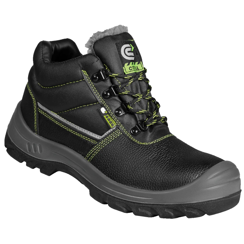 Ботинки СПЕЦ® с МП и МС иск.мех, ПУ/ПУ