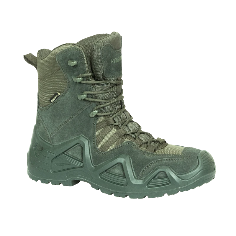 Ботинки КАБАРГА высокий берец, замша/оксфорд ПУ/нитрил Бот 235