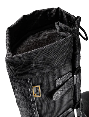 Сапоги TURBO "СЕВЕР" с КП (68КП/Мод.Сап 131), многослойный утеплитель, кожа/оксфорд, ПУ/нитрил