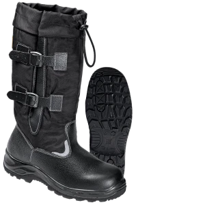 Сапоги TURBO "СЕВЕР" с КП (68КП/Мод.Сап 131), многослойный утеплитель, кожа/оксфорд, ПУ/нитрил