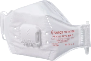 Полумаска фильтрующая FR 4310 (PREMIUM), FFP3 NR D, с клапаном Рес 196