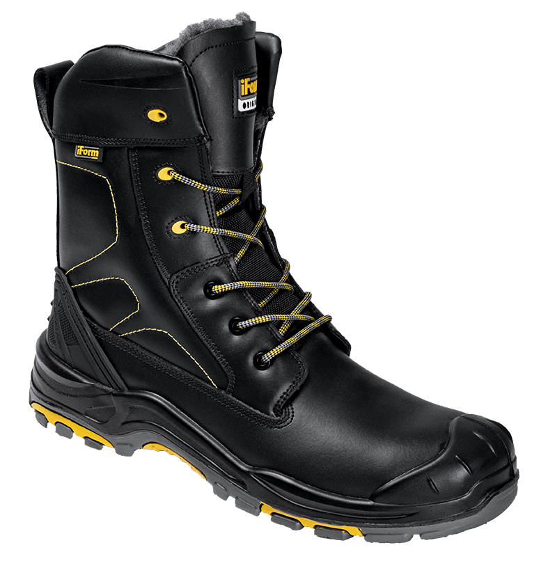 Ботинки iForm® ORIGINAL (ОРИДЖИНАЛ) высокий берец с КП и КС шерс мех, кожаные ПУ/нитрил Бот 191