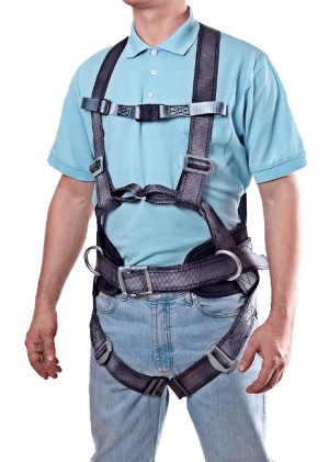 Привязь BG СПР-04, наплечные/набедренные лямки, высокий плотный кушак Поя 065