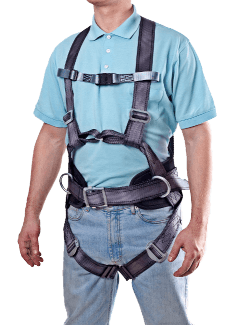 Привязь BG СПР-04, наплечные/набедренные лямки, высокий плотный кушак Поя 065