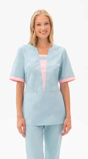 Костюм САНДРА, св.морская волна-св.розовый Кос 021