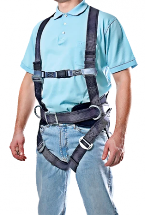 Привязь BG СПР-03, наплечные/набедренные лямки, высокий плотный кушак Поя 064