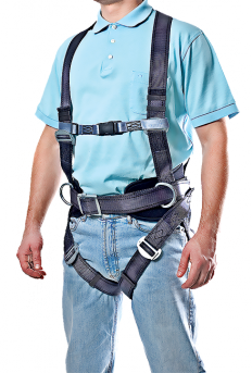 Привязь BG СПР-03, наплечные/набедренные лямки, высокий плотный кушак Поя 064