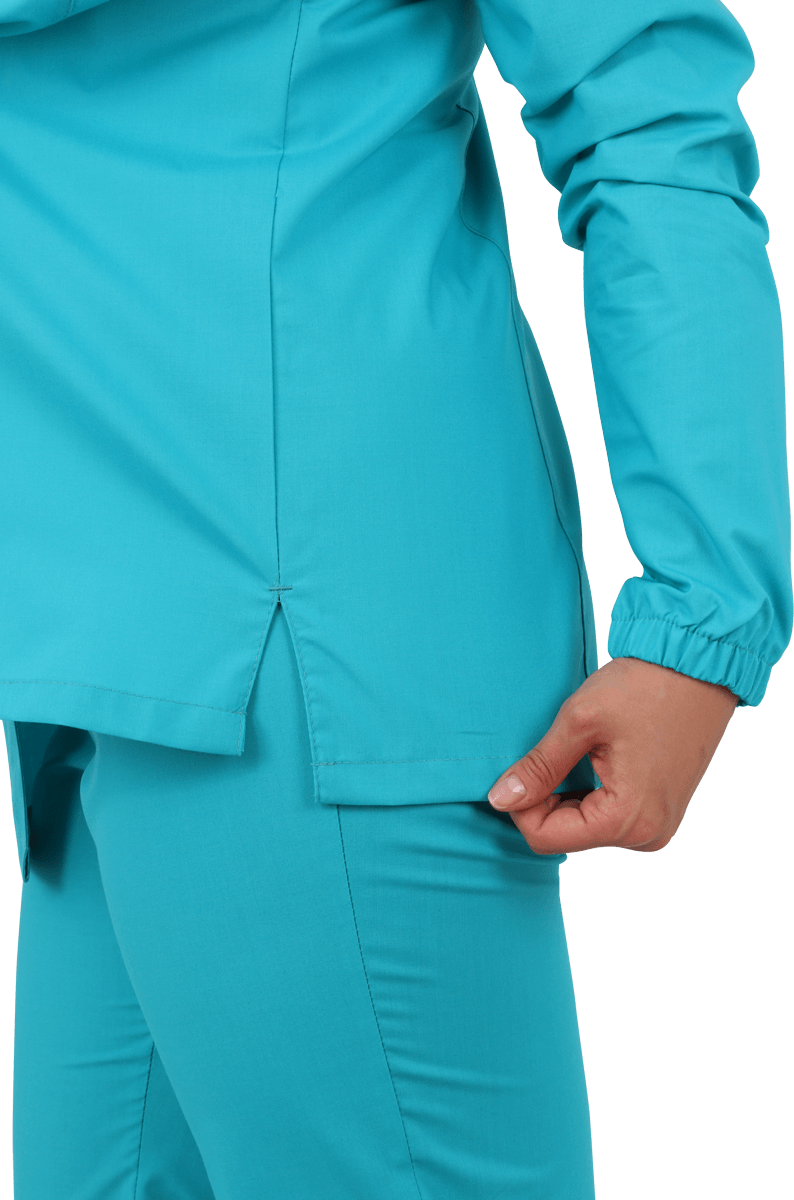 Костюм женский МАЙЯ ХАССП от ОПЗ (блуза, брюки), бирюза