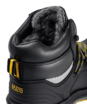 Ботинки iForm® ORIGINAL (ОРИДЖИНАЛ) с КП и КС шерст. мех, кожаные ПУ/нитрил