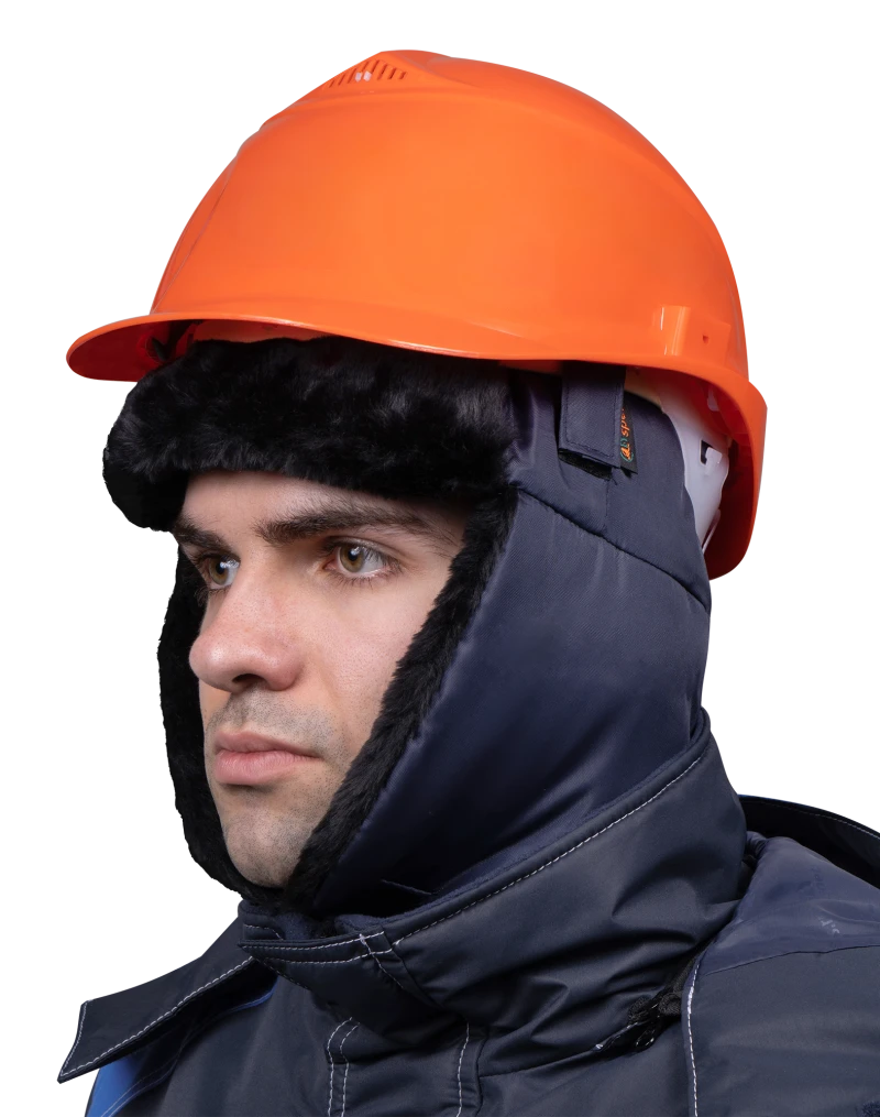 Шапка СПЕЦ зимняя с креплением для каски Шап 572