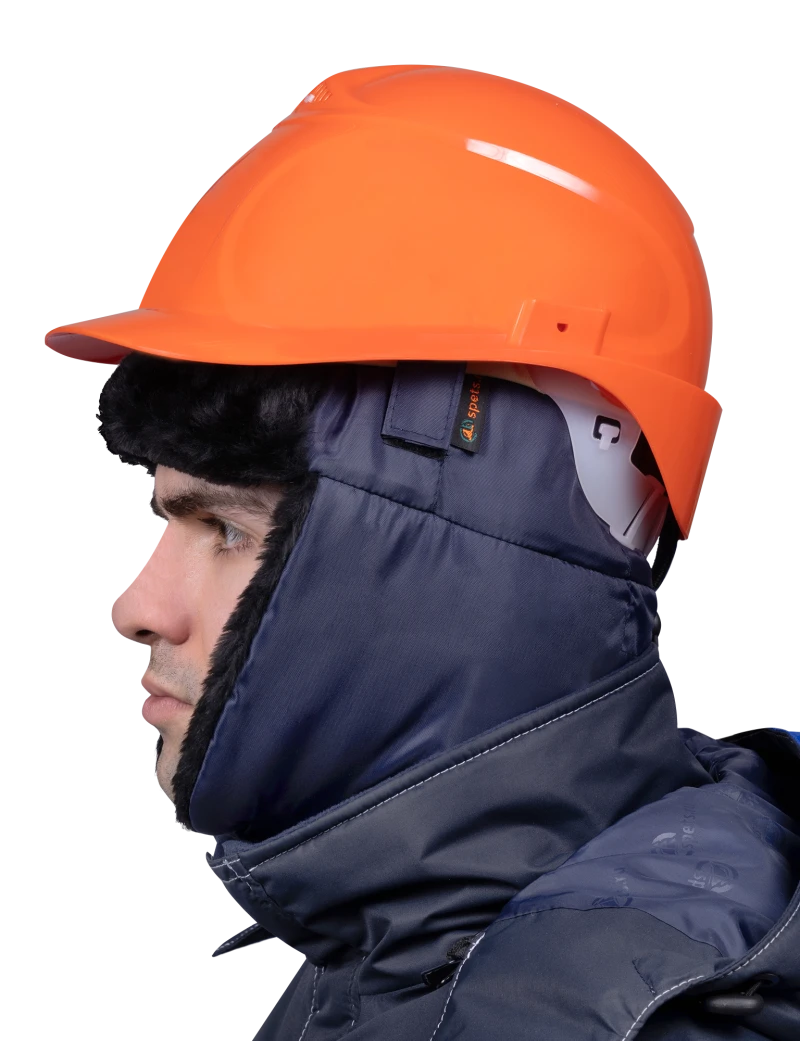 Шапка СПЕЦ зимняя с креплением для каски Шап 572