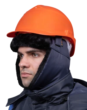 Шапка СПЕЦ зимняя с креплением для каски Шап 572