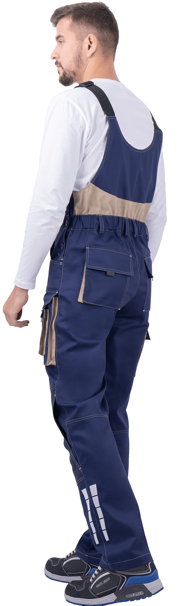 Полукомбинезон ДИДЖИТАЛ НЬЮ летний, т/синий-бежевый Ком 665