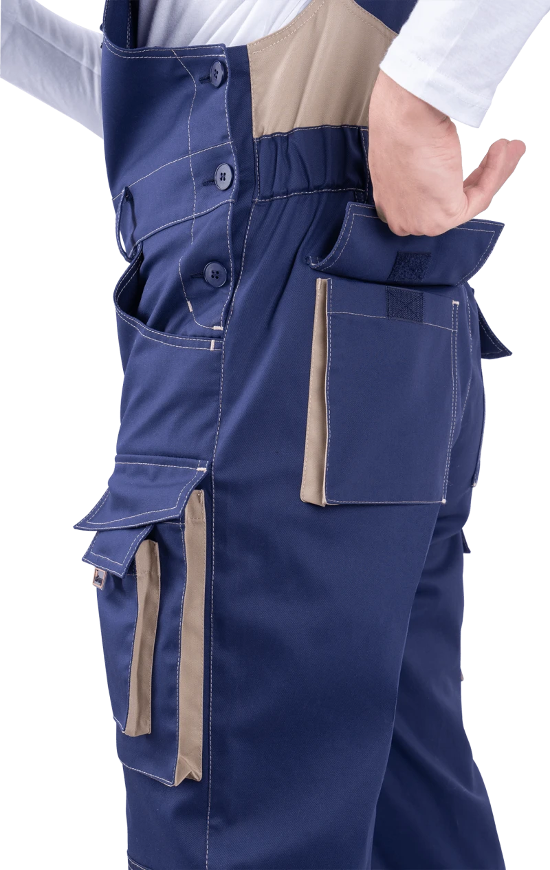 Полукомбинезон ДИДЖИТАЛ НЬЮ летний, т/синий-бежевый Ком 665