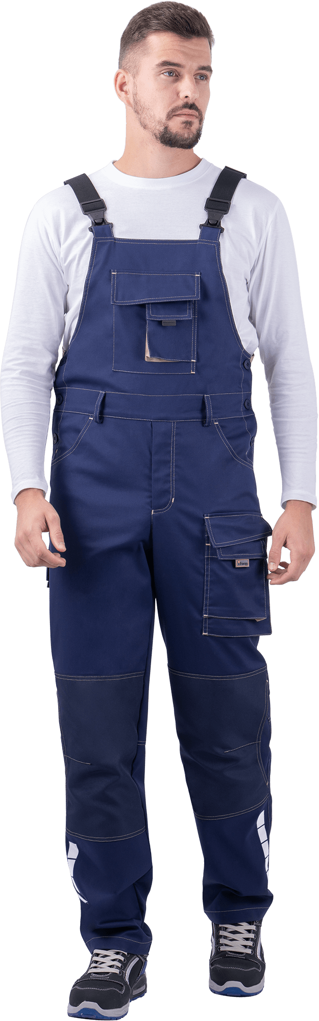 Полукомбинезон ДИДЖИТАЛ НЬЮ летний, т/синий-бежевый Ком 665