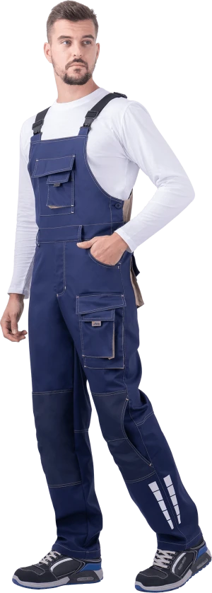 Полукомбинезон ДИДЖИТАЛ НЬЮ летний, т/синий-бежевый Ком 665