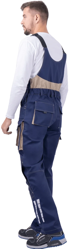 Полукомбинезон ДИДЖИТАЛ НЬЮ летний, т/синий-бежевый Ком 665