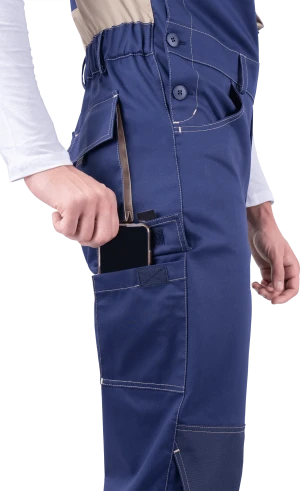 Полукомбинезон ДИДЖИТАЛ НЬЮ летний, т/синий-бежевый Ком 665