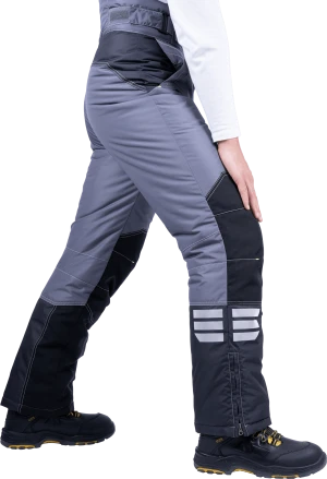 Брюки мужские ЭДВАНС от пониженных температур воздуха и ветра, механических воздействий и ОПЗ, серый-т.серый-черный Брю 212