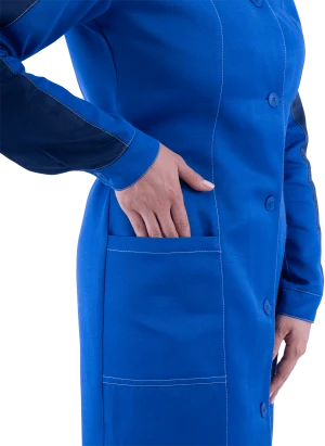 Халат РОУД летний, василек-т.синий, женский Хал 744