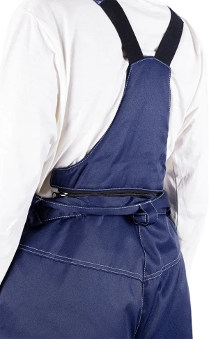 Костюм женский КМ-10 ЛЮКС от пониженных температур воздуха и ветра, механических воздействий и ОПЗ (куртка, брюки), синий/василек