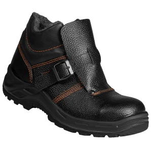 Ботинки СВАРЩИК с МП шерст. мех (69B МПШ), юфтевые ПУ/нитрил