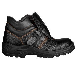 Ботинки СВАРЩИК с МП шерст. мех (69B МПШ), юфтевые ПУ/нитрил