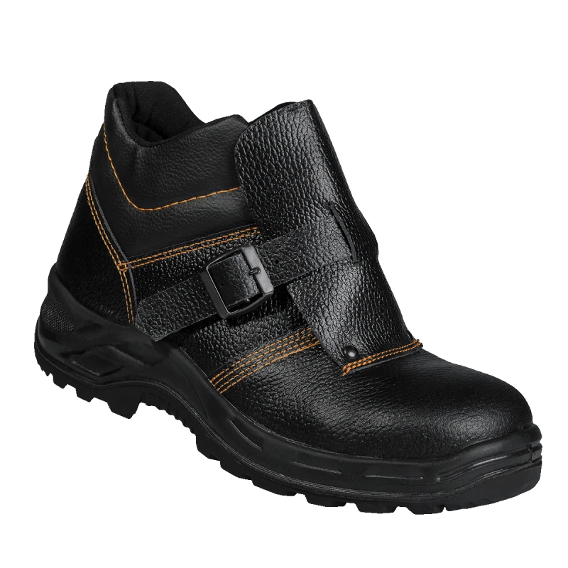 Ботинки СВАРЩИК с МП (69B МП), юфтевые ПУ/нитрил