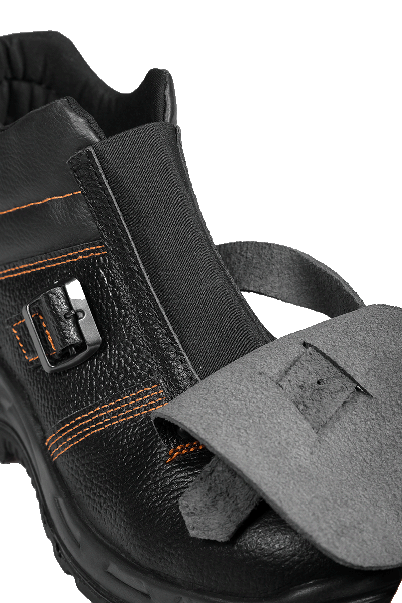 Ботинки СВАРЩИК с МП (69B МП), юфтевые ПУ/нитрил