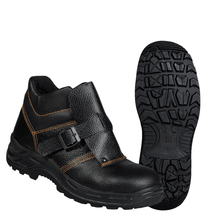 Ботинки СВАРЩИК с МП (69B МП), юфтевые ПУ/нитрил