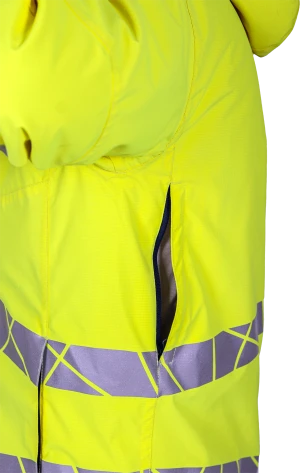 Куртка мужская утепленная ACTIVE, флуоресцентный желтый-синий Кур 021