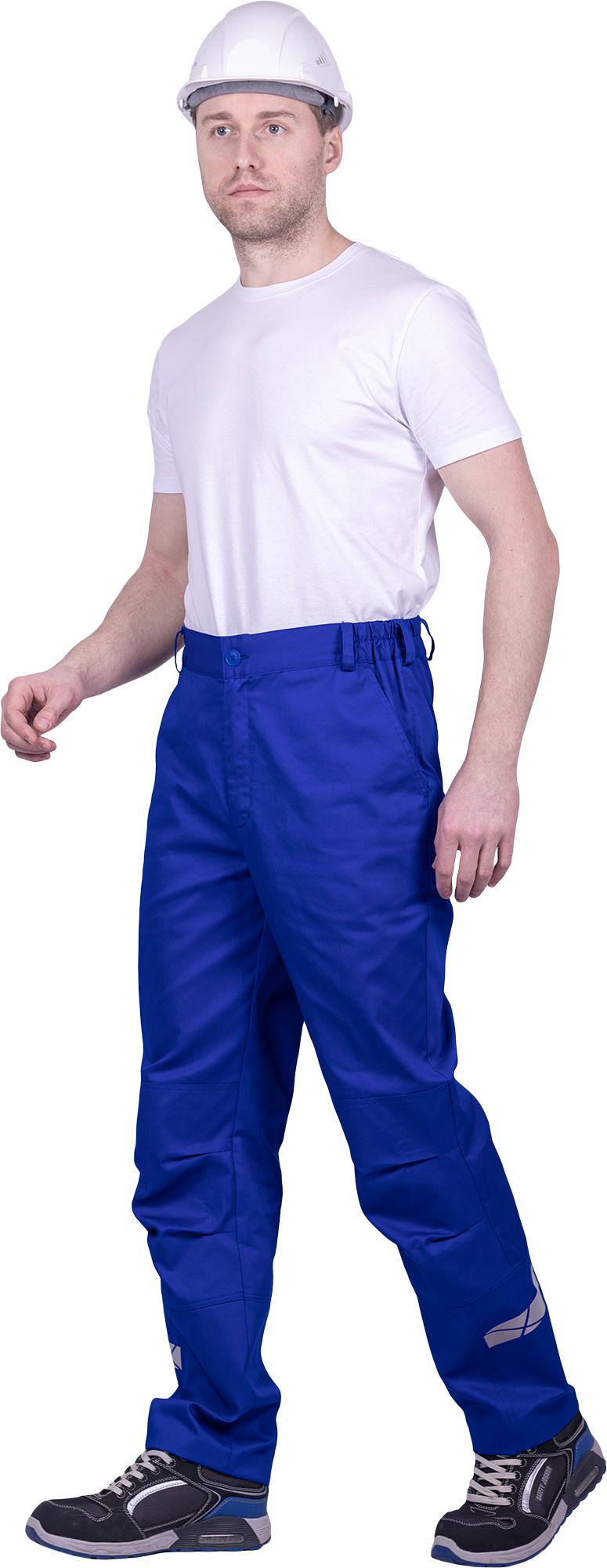 Брюки мужские СТРОНГ от механических воздействий и ОПЗ, цв.василек Брю 1606.1