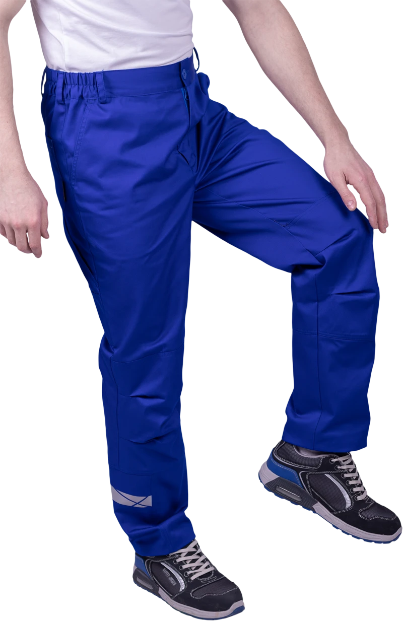 Брюки мужские СТРОНГ от механических воздействий и ОПЗ, цв.василек Брю 1606.1