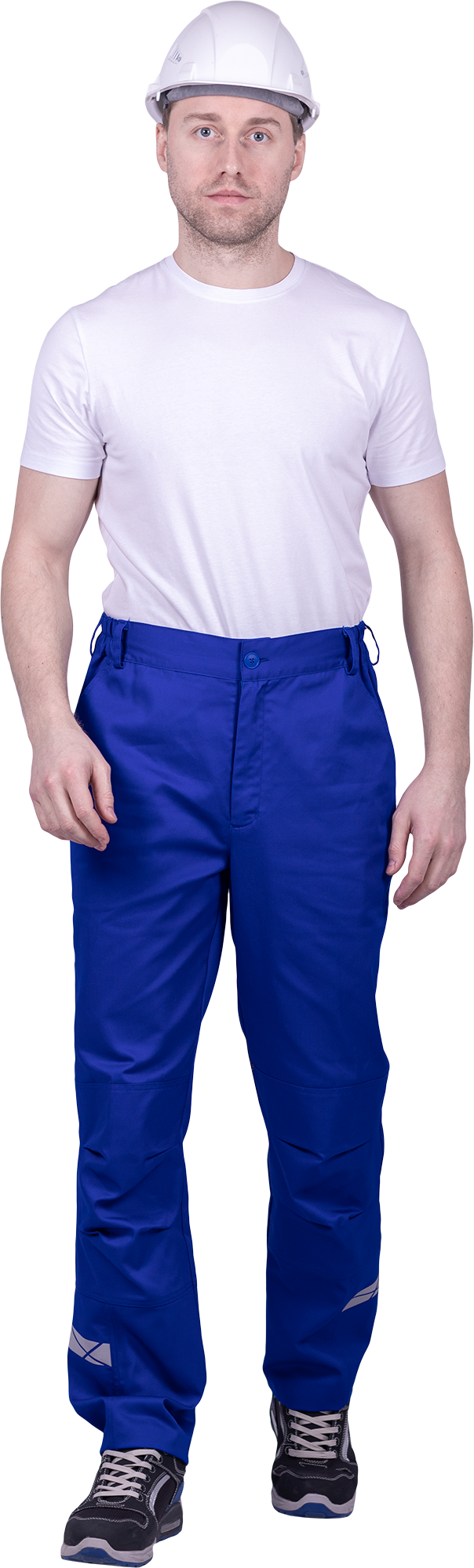 Брюки мужские СТРОНГ от механических воздействий и ОПЗ, цв.василек Брю 1606.1