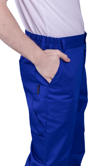 Брюки мужские СТРОНГ от механических воздействий и ОПЗ, цв.василек Брю 1606.1