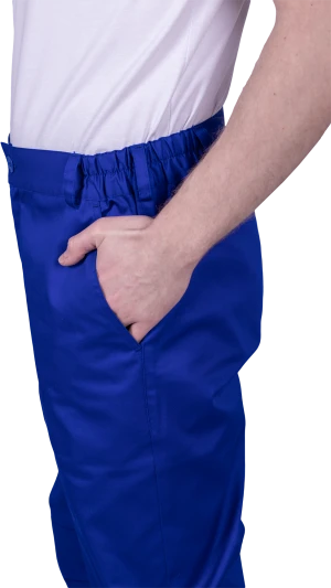 Брюки мужские СТРОНГ от механических воздействий и ОПЗ, цв.василек Брю 1606.1