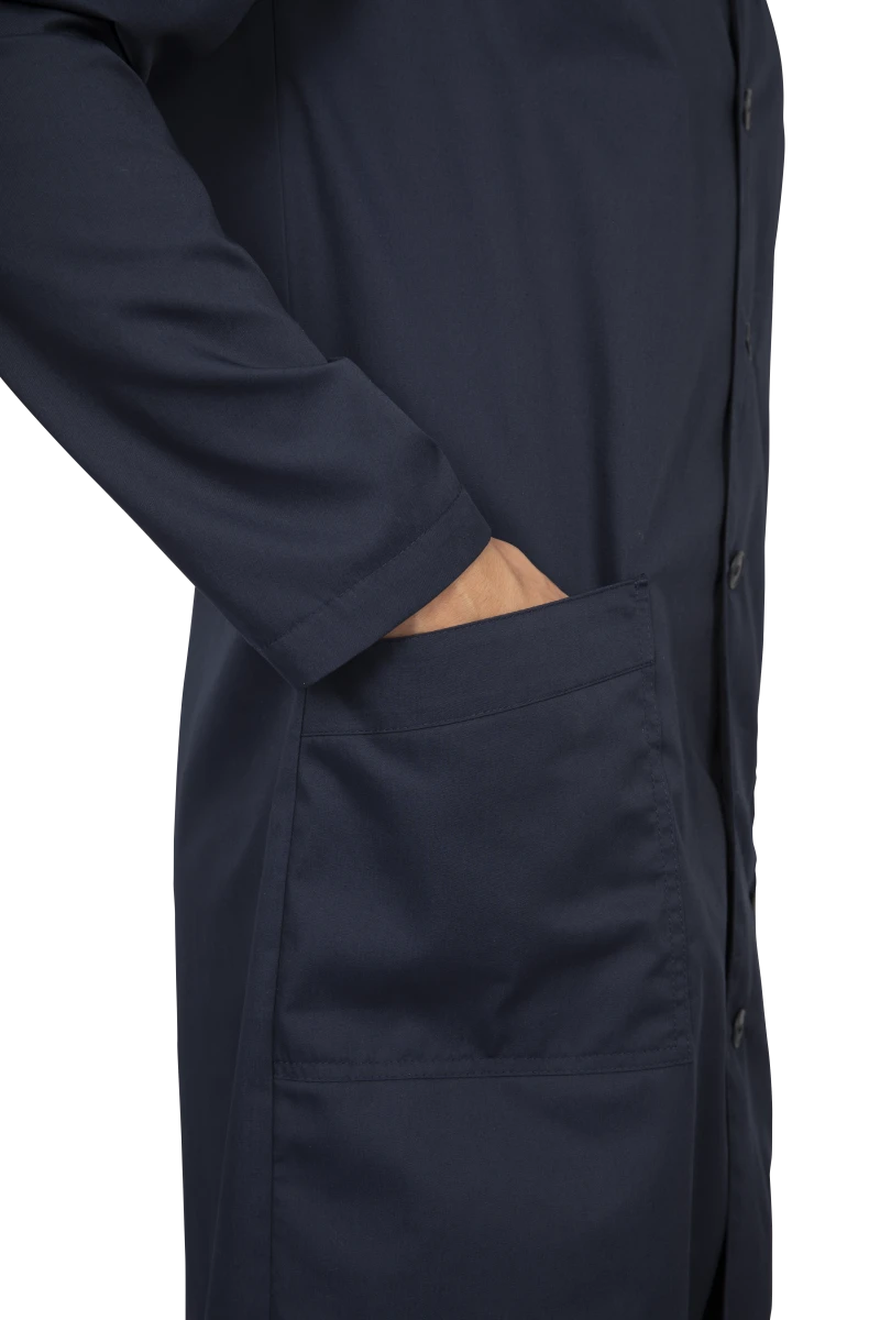 Халат мужской ОПЕРАТОР от общих производственных загрязнений (облегченный), цвет темно-синий Хал 880