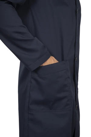 Халат мужской ОПЕРАТОР от общих производственных загрязнений (облегченный), цвет темно-синий Хал 880