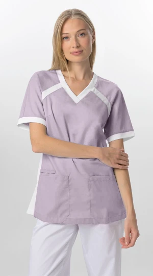 Блуза БЕРТИ, лавандово-розовая Блу 011