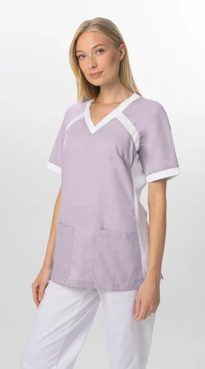 Блуза БЕРТИ, лавандово-розовая Блу 011