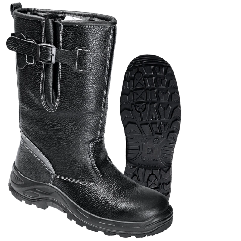 Сапоги TURBO с КП нат. мех, хромовые ПУ/нитрил (А-088 / Сап 088 / А - 111 КП )