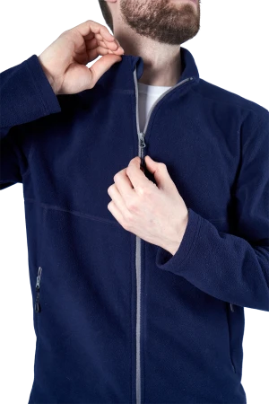 Куртка флисовая ФЬЮЖЕН, синяя Кур 1020