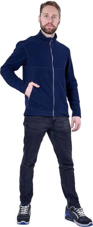 Куртка флисовая ФЬЮЖЕН, синяя Кур 1020