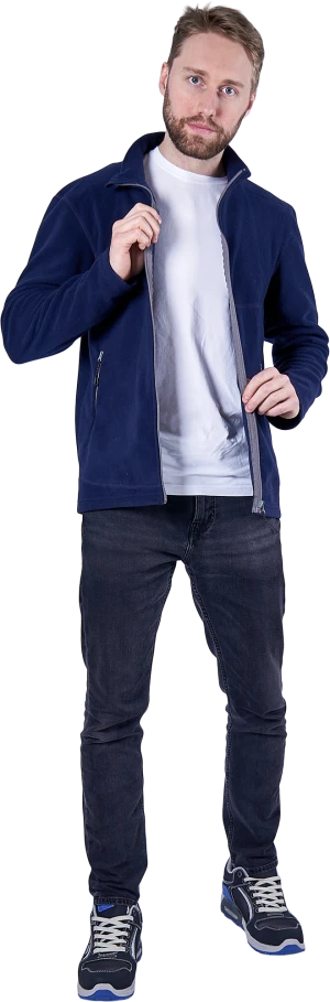 Куртка флисовая ФЬЮЖЕН, синяя Кур 1020
