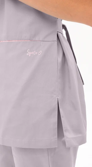 Костюм САНДРА, серый-св.розовый Кос 702