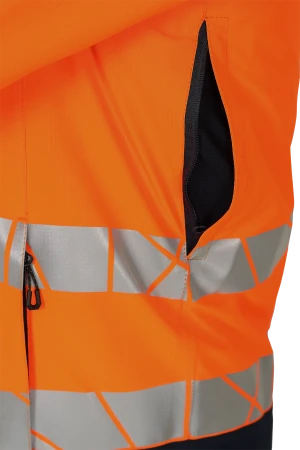 Куртка мужская утепленная ACTIVE, флуоресцентный оранжевый-синий Кур 025